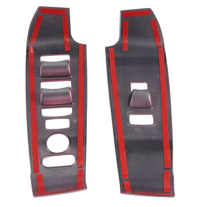 4pcs Window Lift Switch Cover Trim Decor for 11th 2022 2023 Red Interior Accessories