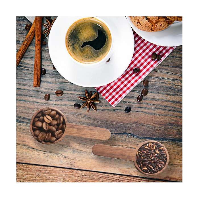 4pcs Wooden Measuring Spoon Set Kitchen Tea Coffee Spoon Cooking Household Measuring Utensils