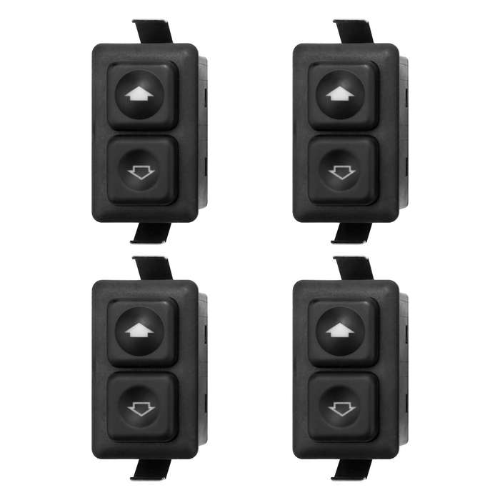 4Pcs Window Sunroof Switch Illuminated for E30 E24 E28 From 09/1986 61311381205 / 61 31 1 381 205
