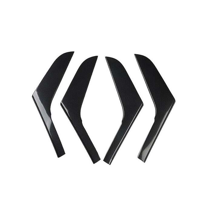 4pcs/lot Car Stickers Abs Carbon Fiber Grain Interior Door Armrest Decoration Cover for Golf 6 Mk6