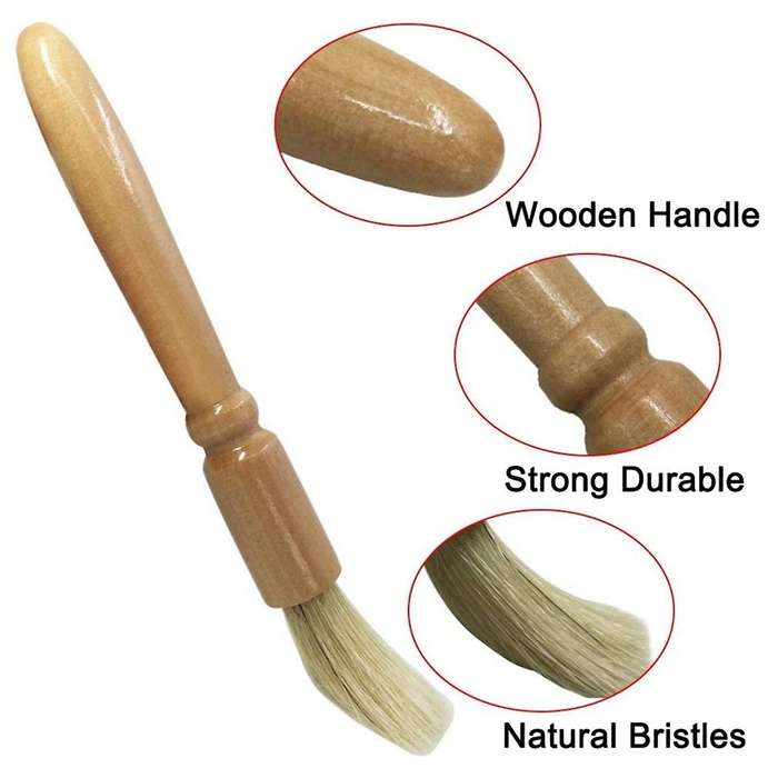 4-piece Coffee Cleaning Brush Wooden Handle Cleaning Brush Is Used for Cleaning Coffee Grinder.
