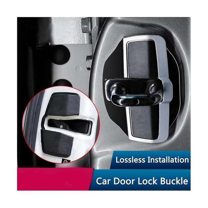 4set Car Door Lock Buckle Stabilizer for Yaris Land Cruiser Series Eliminate Noise Space Latch Stop