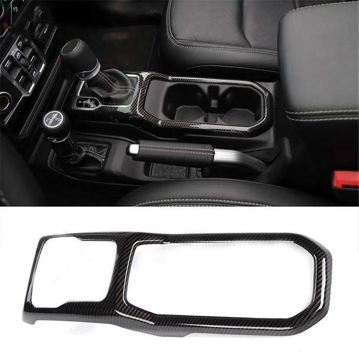4wd Gear Shift Panel Decoration Front Water Cup Holder Cover for Jl 2018-2023 Car Interior Moulding