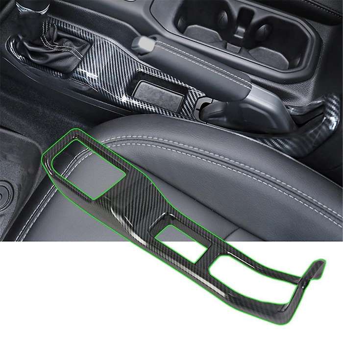 4WD Gear Shift Panel Decoration Front Water Cup Holder Cover for JL 2018-2023 Car Interior Mouldings