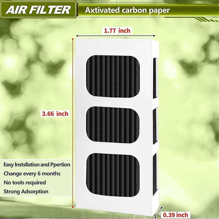for Paultra2 Refrigerator Air Filter Replacement for FrigidairePure Air Ultra II Refrigerator Air F