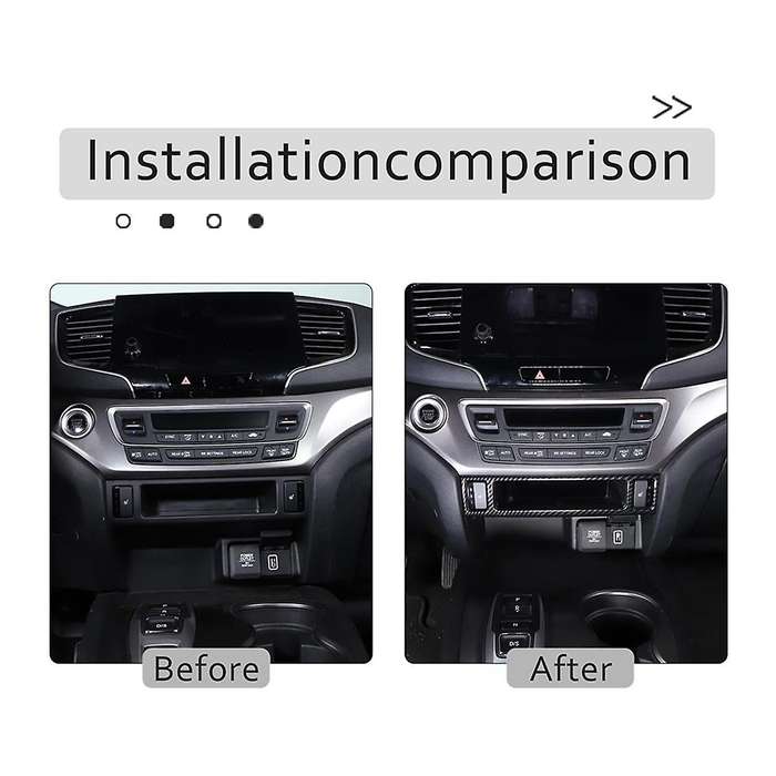 for Pilot 2016-2022 2017-2023 Passport 2019-2023 Car Center Console Seat Heating Button Frame Cover