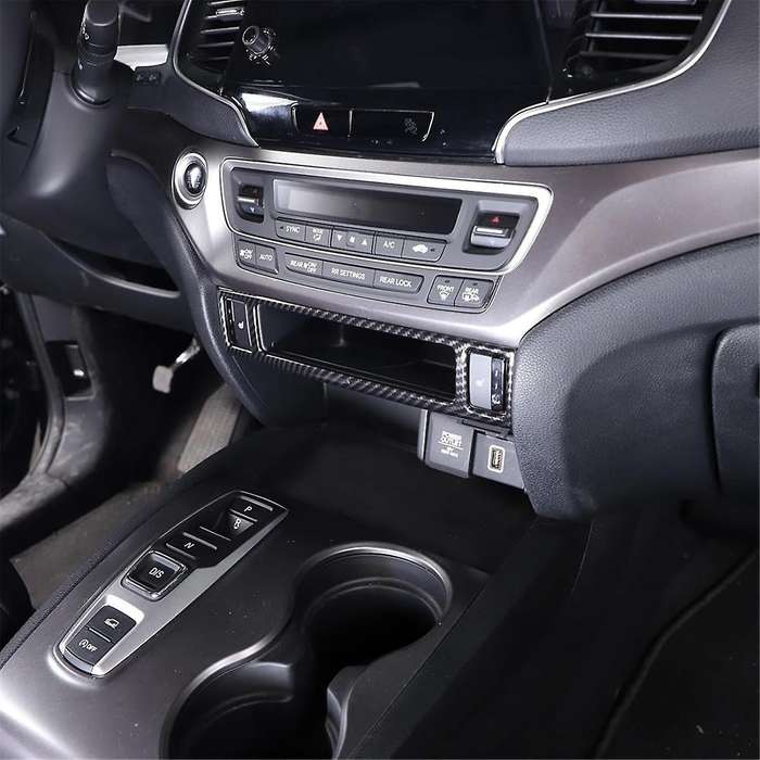 for Pilot 2016-2022 2017-2023 Passport 2019-2023 Car Center Console Seat Heating Button Frame Cover