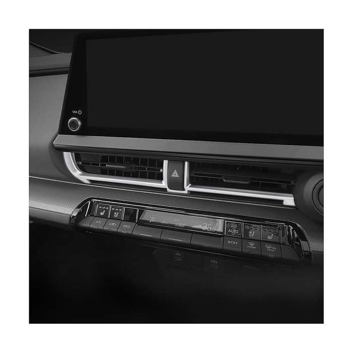 for Prius 60 Series 2020-2023 Silver Car Central Control Air Outlet Conditioning Outlet Frame Cover