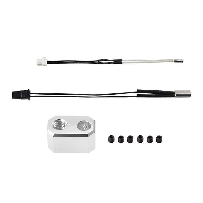 for Prusa I3 MK4 3D Printer Extruders Accessory 24V 40W Heater Thermometer Cable Heating Block Part