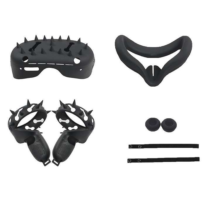 for Quest 2 Controller Handle Cover, Device Front Cover for Quest 2 Mask Accessories, Spiked Version