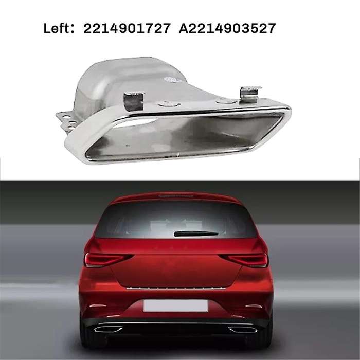 for R CLASS /S CLASS / /ML Rear Exhaust Pipe Left Tail Pipe Trim Cover O2214901727