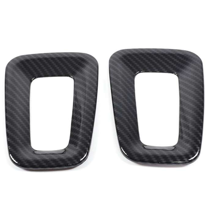 for R1T R1S 2022 2023 2024 Seat Hook Cover Decorative Panel Frame Trim Carbon Fiber