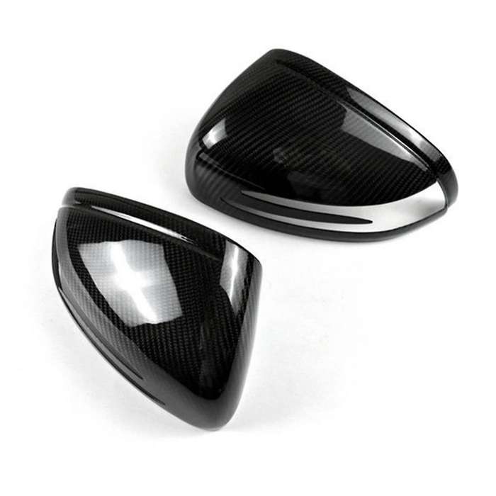 for R172 R197 R231 Slk200 Sl Real Carbon Fiber Side Rear View Mirror Cover Trim Side Wing Mirror Cap