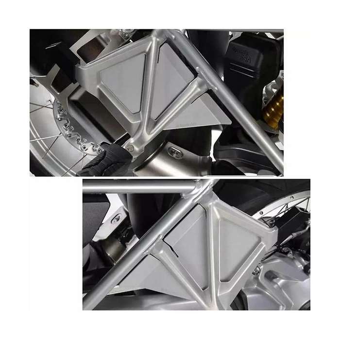 for R1200gs R1250gs R 1250 Gs R 1200gs Rear Foot Pedal Mudguard Recess Cover Black
