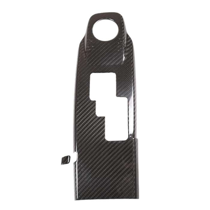 for R35 2008-2016 Dry Carbon Fiber Center Console Gear Panel Frame Decoration Cover Trim Interior Ac