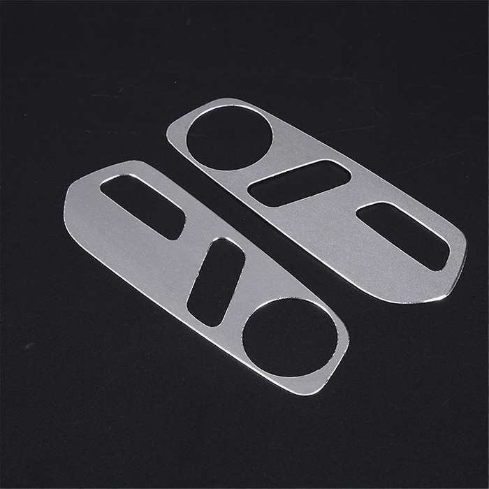 for R1t R1s 2022 2023 Car Front Seat Adjustment Switch Panel Cover Trim Accessories Aluminum Alloy