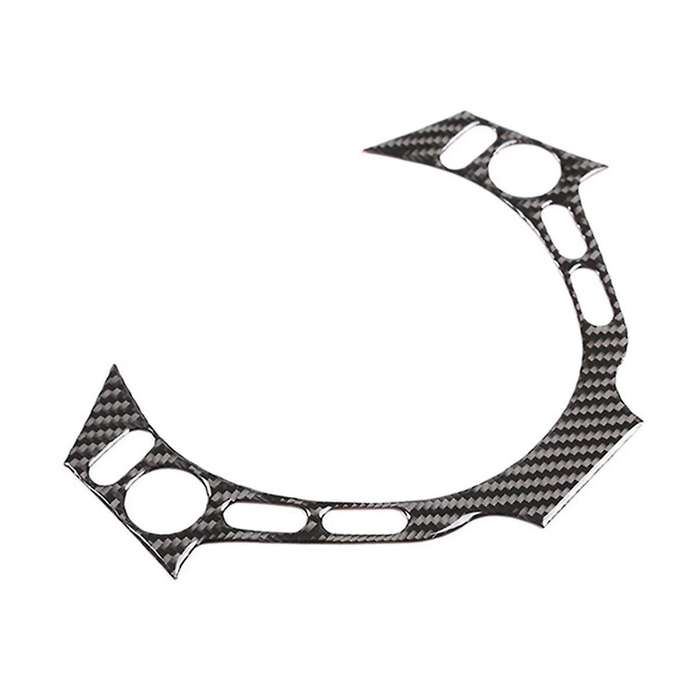 for R35 2009-2015 Carbon Fiber Steering Wheel Button Cover Trim Decoration Frame Interior Accessori