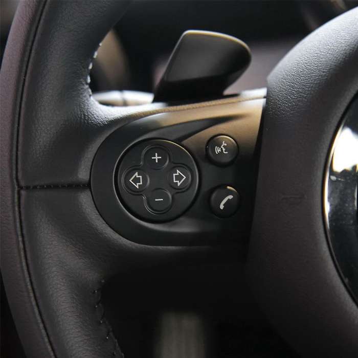 for R55 R56 R57 R58 R59 R60 R61 Multifunction Audio Cruise Car Steering Wheel Control Switch Trim Co