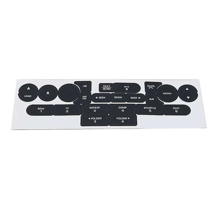 for Radio Stereo Button Repair Decals Stickers