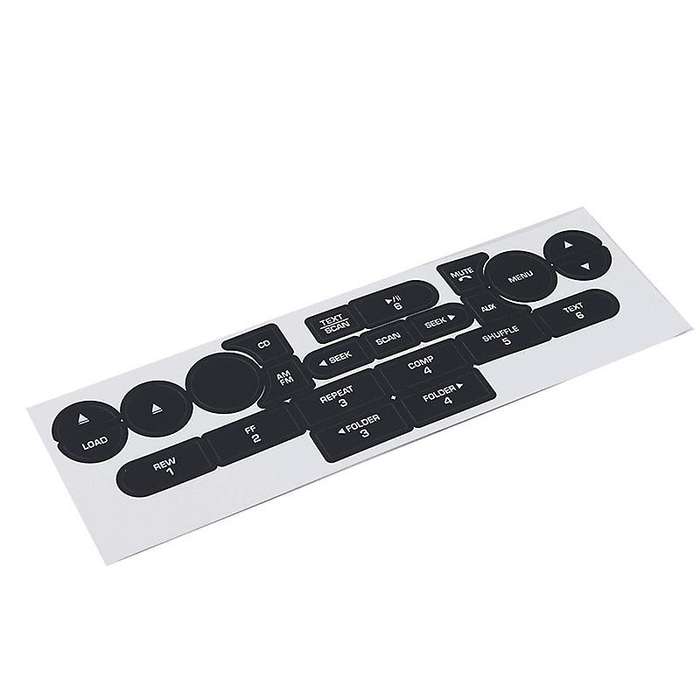 for Radio Stereo Button Repair Decals Stickers