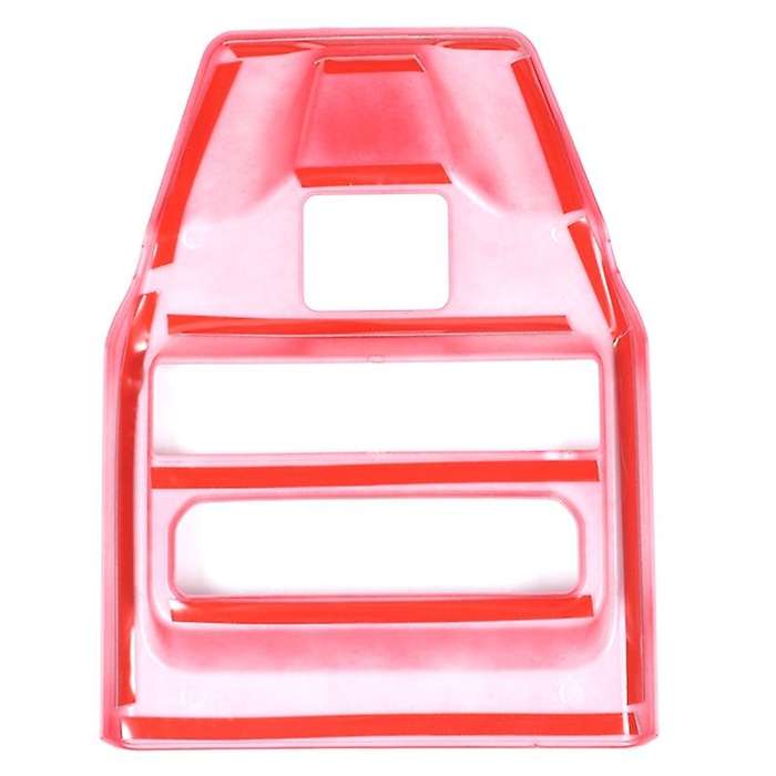 for RAM 1500 2018 2019 2020 2021 Rear Air Outlet Anti-Kick Panel Cover Trim Accessories ,Red