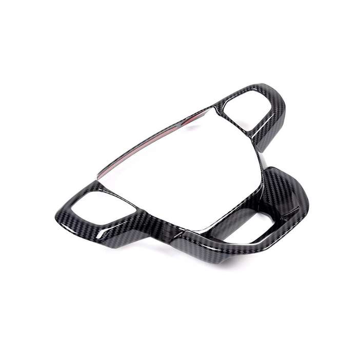 for Ranger 2023 Car Steering Wheel Decorative Cover Trim Interior Accesorios - Abs Carbon Fiber