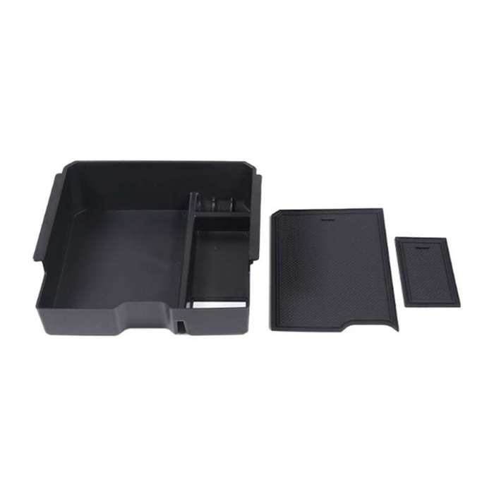 for Ranger Everest 2023 Center Console Organizer Tray, Armrest Storage Box Insert (electric Handbrak