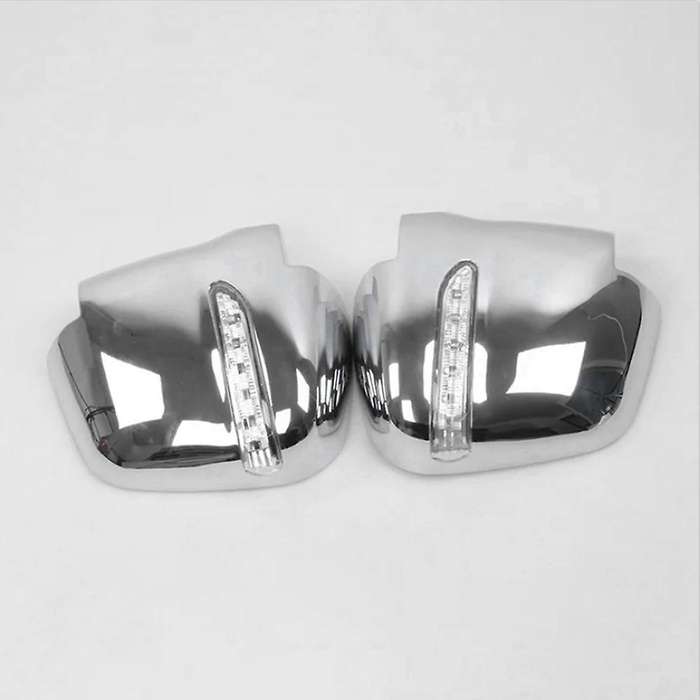 for Refine STAREX 2004 ABS Chrome-Plated LED Rearview Mirror Cover with Turn Signal Reversing Mirro