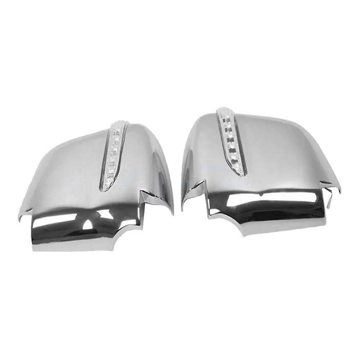 for Refine STAREX 2004 ABS Chrome-Plated LED Rearview Mirror Cover with Turn Signal Reversing Mirro