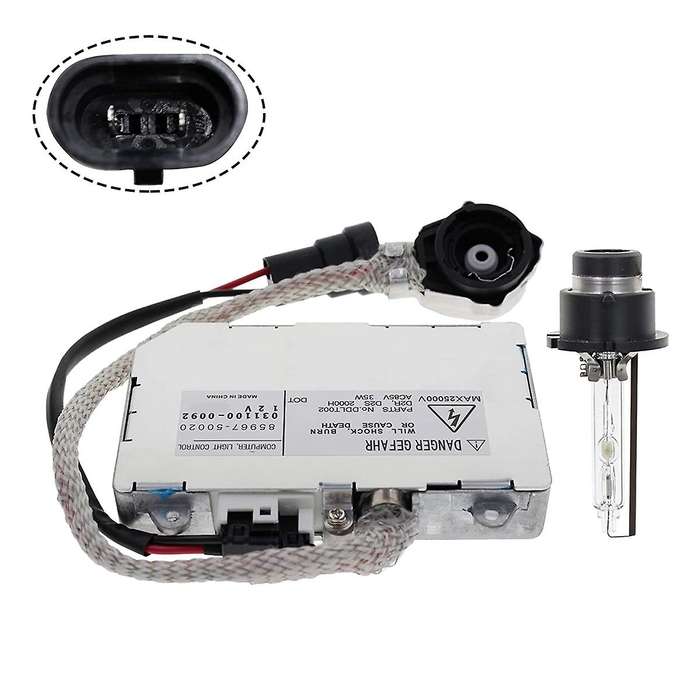 for RX300 RX330 RX350 HID Headlight Ballast Unit Controller Module & 6000K Bulb 85967-50020 DDLT002