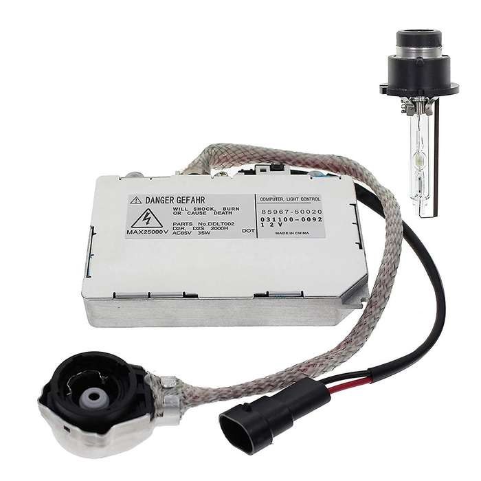 for RX300 RX330 RX350 HID Headlight Ballast Unit Controller Module & 6000K Bulb 85967-50020 DDLT002