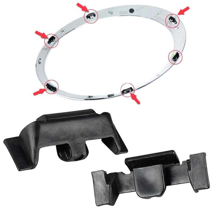for S One Countryman R55 R56 R60 F54 F55 F56 F60 Countryman Car Head Light Lamp Headlight Frame Cli