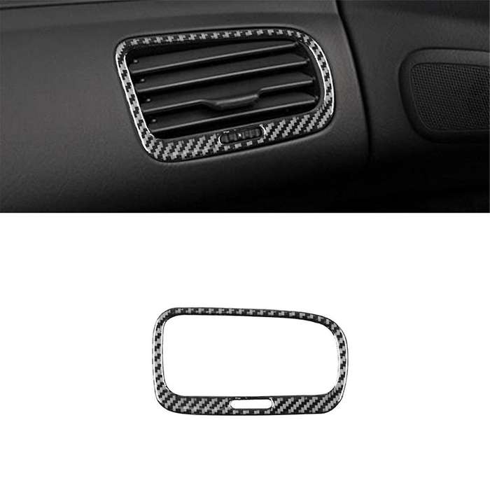 for S2000 2000-2009 LHD Soft Carbon Fiber Side Outlet Cover Trim Sticker Car Interior Accessories