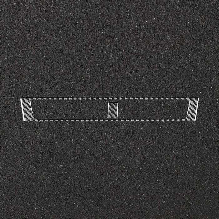 for S2000 2000-2009 Soft Carbon Fiber Central Console Outlet Cover Trim Sticker Car Interior Accesso