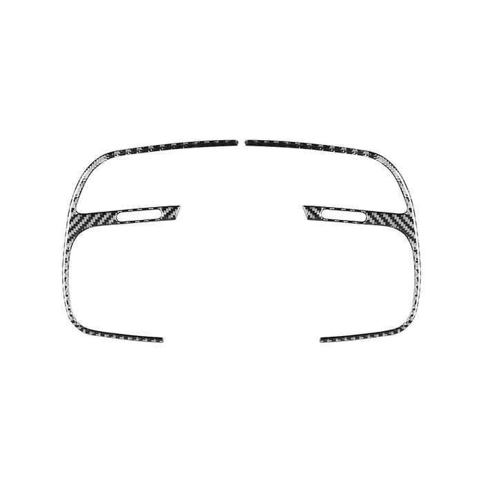 for S2000 2000-2009 Soft Carbon Fiber Side Dashboard Outlet Cover Trim Sticker Car Interior Accessor