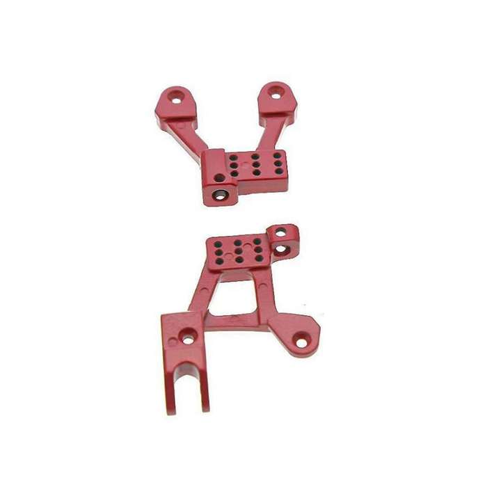 for Scx10 90046 1/10 Simulation Climbing Car Metal Upgrade Fittings Shock-proof Connecting ,red
