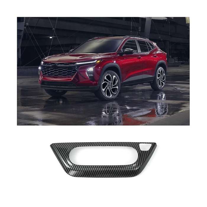 for Seeker 2023 2024 Centre Console AC Knob Cover Trim Panel Accessories , ABS Carbon Fiber