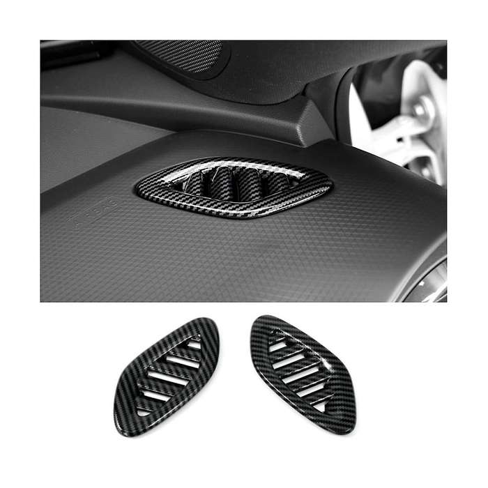for Seeker 2023 2024 Dashboard Side Air Condition Vent Cover Trim Interior Accessories , Abs Carbon