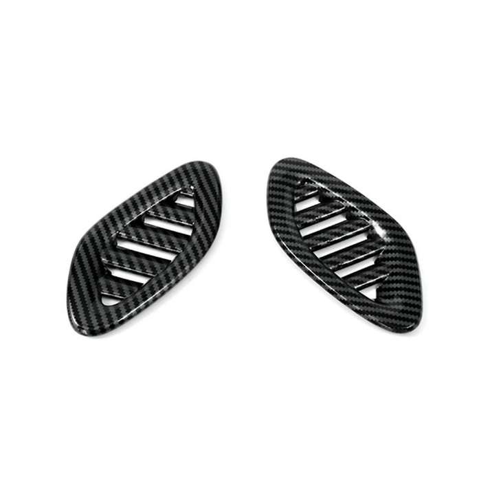for Seeker 2023 2024 Dashboard Side Air Condition Vent Cover Trim Interior Accessories , Abs Carbon