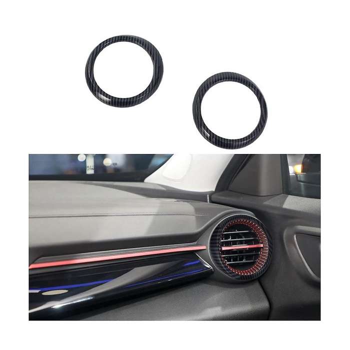 for Seeker 2023 2024 Dashboard Side Ring Trim Interior Accessories , ABS Carbon Fiber