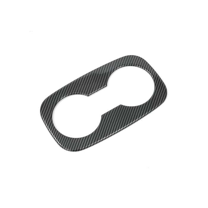 for Seeker 2023 2024 Rear Cup Holder Cover Bezel Trim Accessories , ABS Carbon Fiber