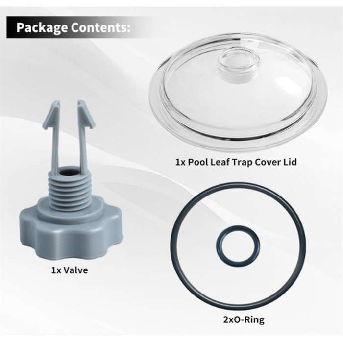 for SF80110-1 Pool Leaf Trap Cover Lid Sand Filter Pump O-Ring Valve Swimming Pool Cleaning Cover Li
