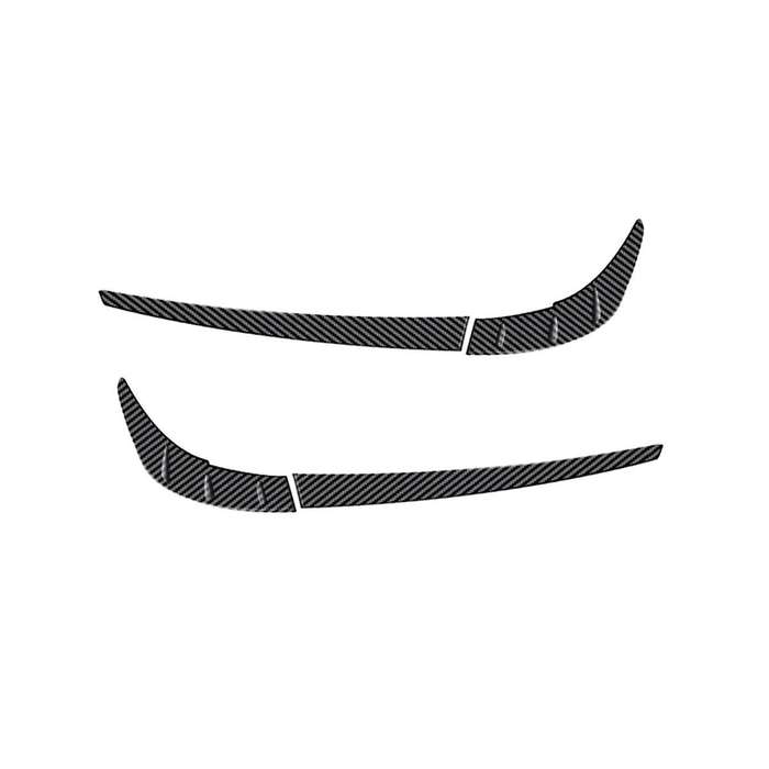 for Sienna 2021 2022 Car Carbon Fiber External Rear Tail Light Lamp Cover Garnish Strip Eyebrow Cov