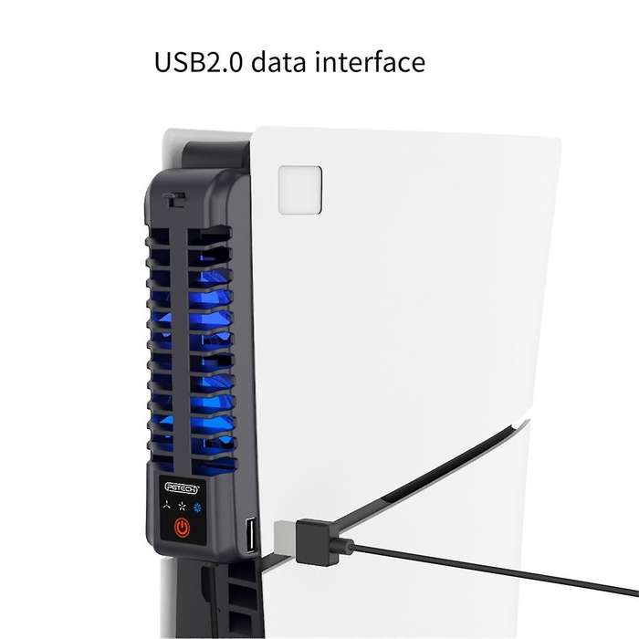 for Slim Console Rear Cooling Blu-Ray Fan Thermal Cooling Fan with 3 Speed Multi-Functional Convenie