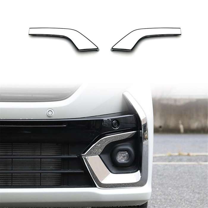 for Spacia Custom MK54S MK94S 2024 Front Bumper Fog Lamp Eyebrow Cover Decorative Trim Accessories
