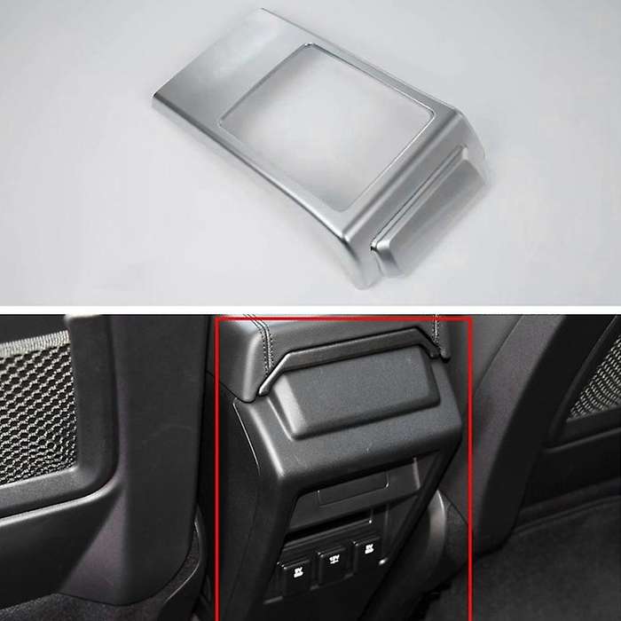 for Sport 2016 Car Accessories Rear Seat Air Conditioning Vent Frame Cover Trim Sticker