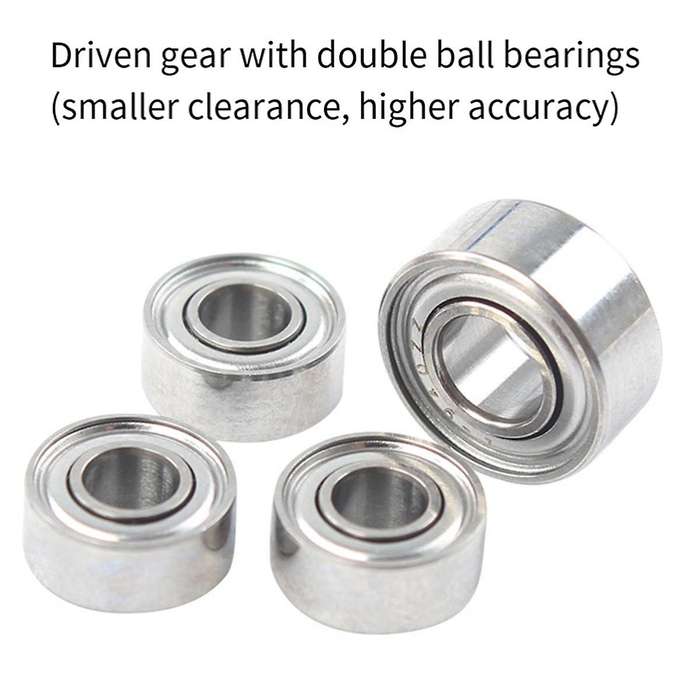 for Sprite Extruder Gear POM and Nano-Coating Mold Steel Gears Integrated Shaft 3D Printer Accessor