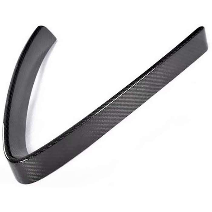 for Stelvio 2017-2019 Car Carbon Fiber Front Bumper Air Grilles V Frame Cover Trim Sticker Accessori