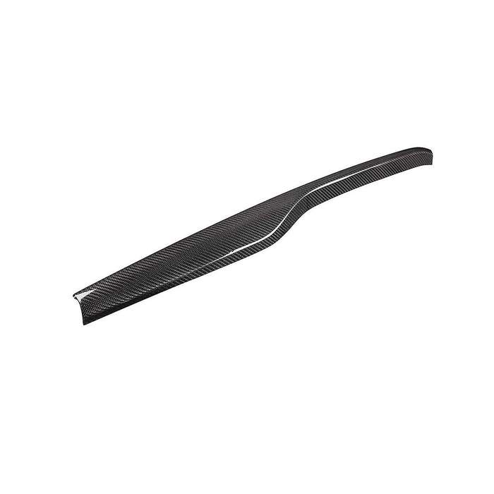 for Stelvio 2017-2020 Car Dashboard Cover Trim Decoration Central Control Strip Trim Stickers ,black
