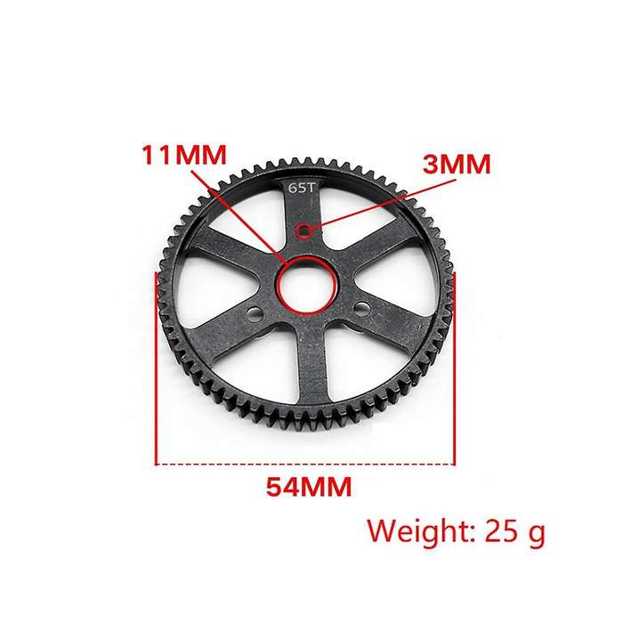 for Summit E S Metal Gear 65t Steel Teeth, Modified and Upgraded Accessories